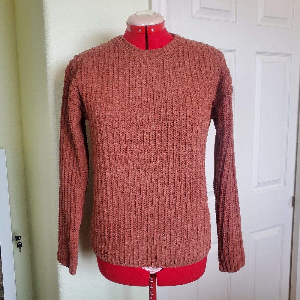 Time And Tru Pumpkin Spice Cozy Sweater